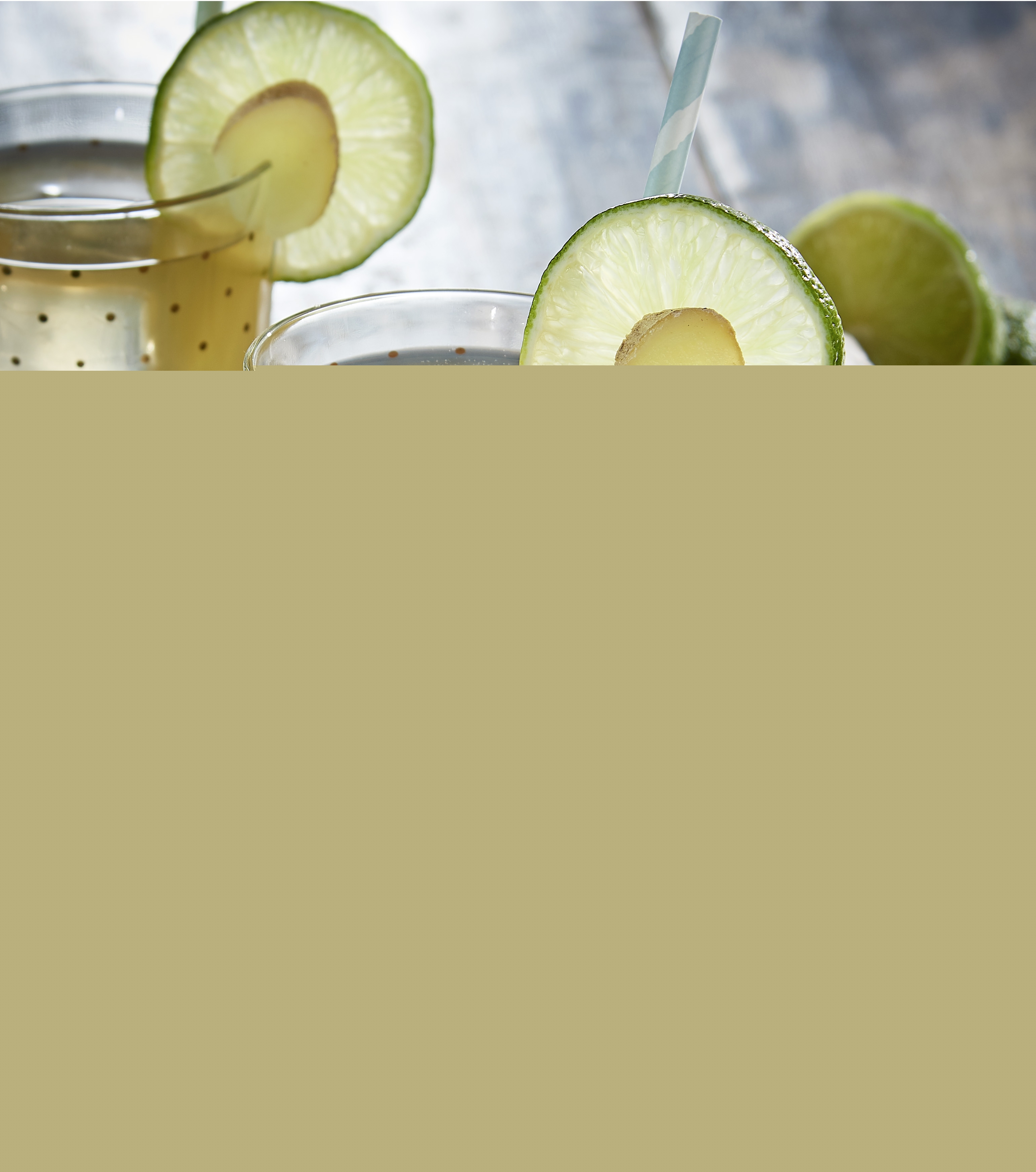 Véritable infusion thé vert gingembre citron ve...