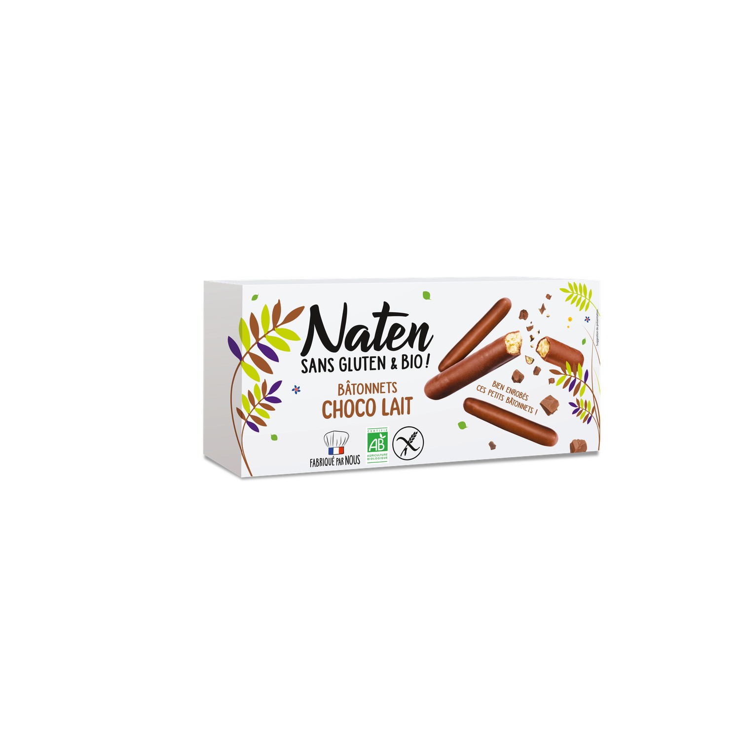Biscuits chocolatés au lait Bio NATEN