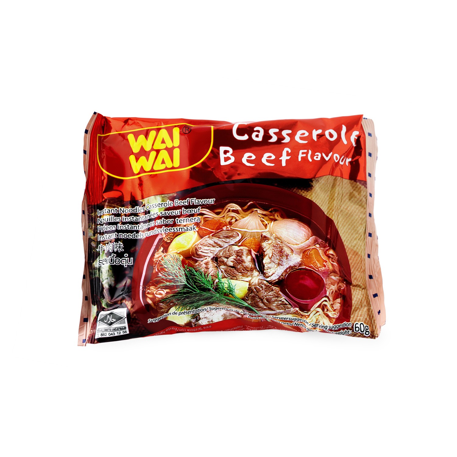 Plats cuisinés nouilles bœuf WAI WAI