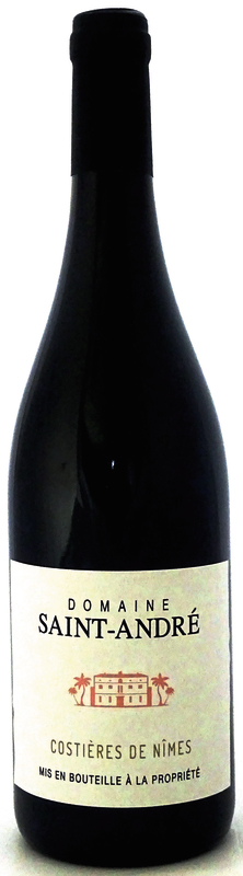 Domaine Saint André AOP COSTIÈRES DE NIMES ROUGE 2018 Domaine Saint André code EAN 3760093629416 