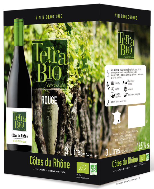 AOP CÔTES DU RHÔNE ROUGE Terrabio