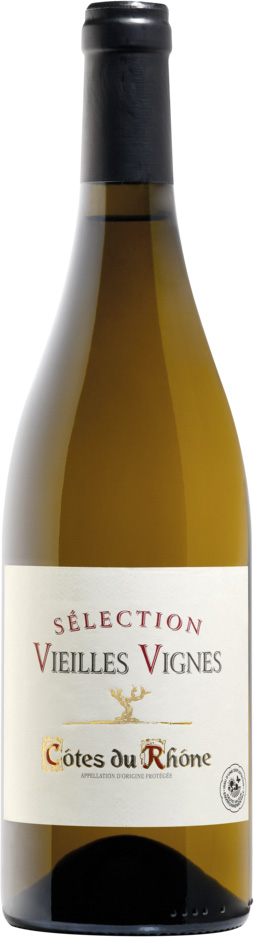  CÔTES DU RHÔNE AOP BLANC SÉLECTION VIEILLES VIGNES 2023 code EAN 3760093635837 