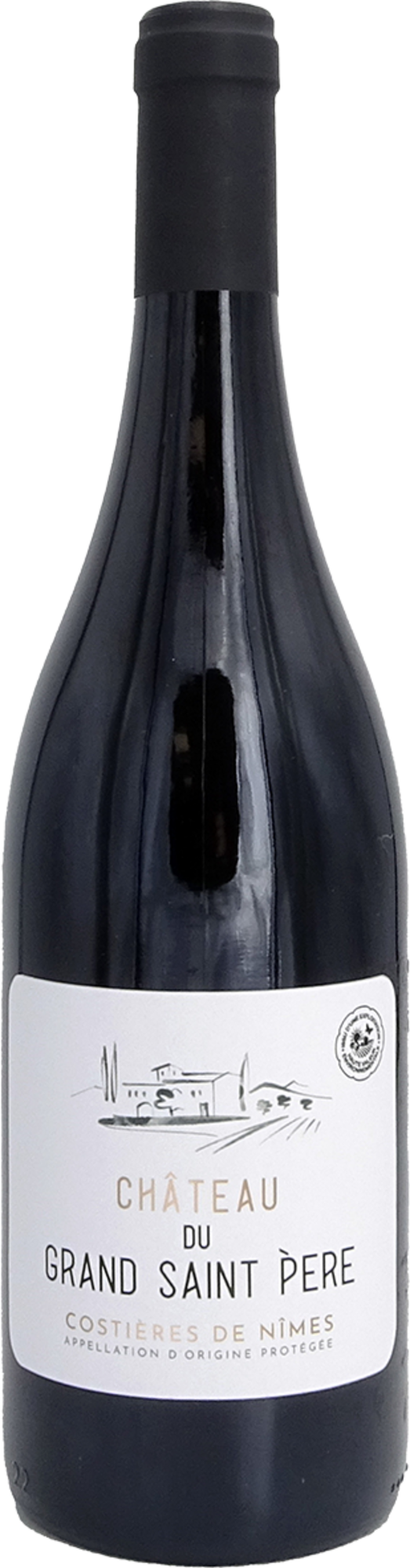  AOP COSTIÈRES DE NÎMES ROUGE - CHÂTEAU DU GRAND SAINT PÈRE 2023 code EAN 3760093640305 