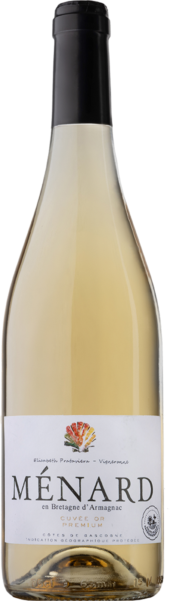  IGP CÔTES DE GASCOGNE BLANC MOELLEUX  - MENARD "OR PREMIUM" 2024 code EAN 3760094287738 