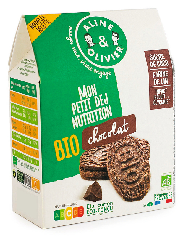 MES BISCUITS DU PETIT DEJ NUTRITION BIO CHOCOLA...