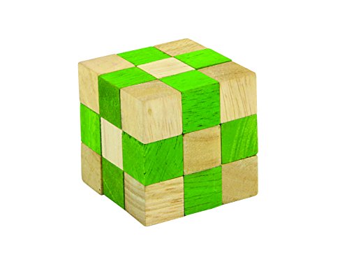 Casse-Tete en Bois-Bambou : le Serpent - Vert