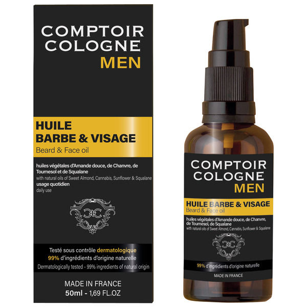 COMPTOIR COLOGNE Huile Homme Visage & Barbe code EAN 3760104915422 