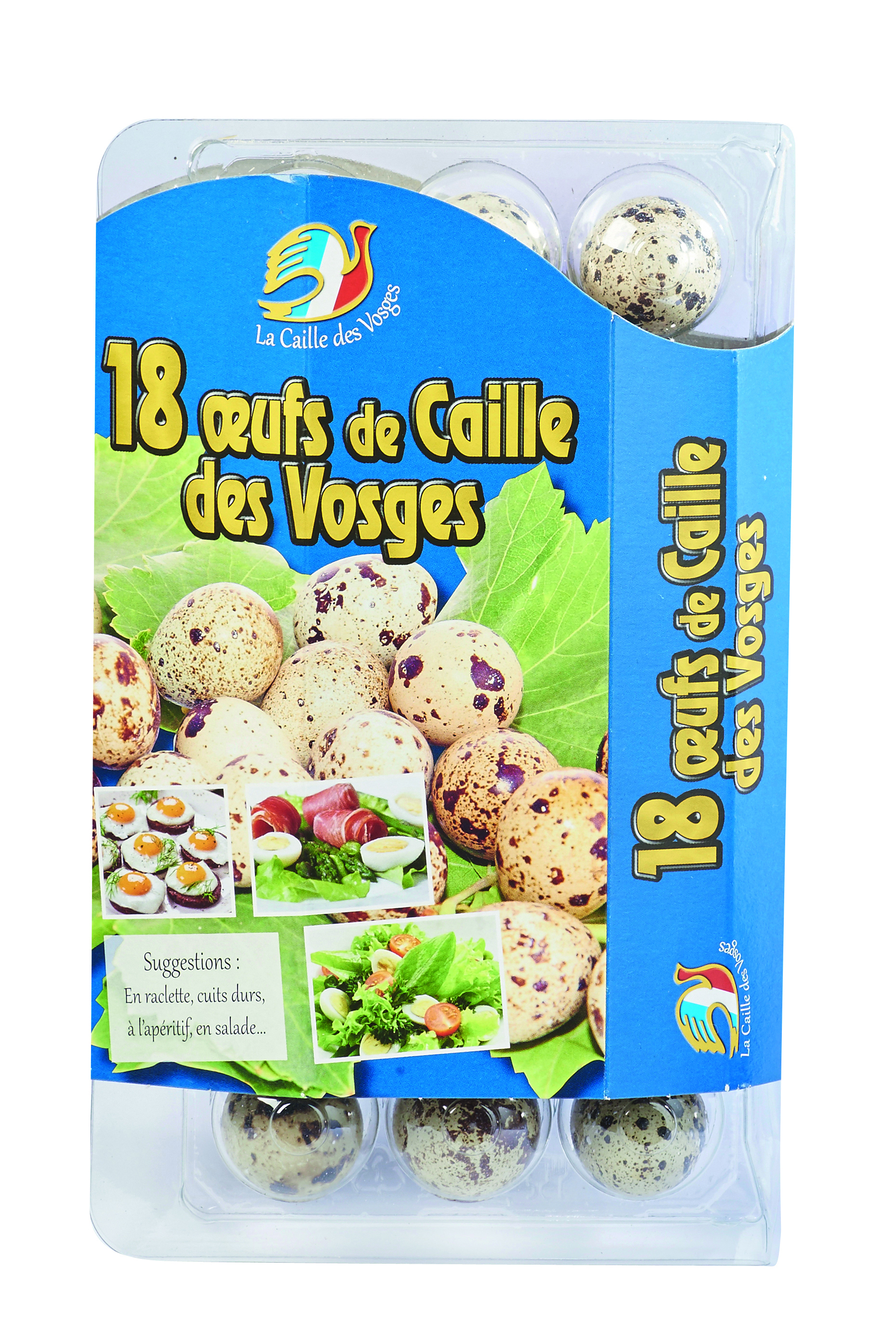 LA CAILLE DES VOSGES ŒUFS DE CAILLE code EAN 3760107580276 
