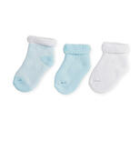 TROIS KILOS SEPT Lot de 3 chaussettes 0-3 mois Bleu code EAN 3760108737891 