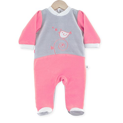 Kinousses Un amour de piaf grenouillère pour fille 3 mois rose code EAN 3760108739598 