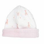 TROIS KILOS SEPT Bonnet 0/1 Mois Sophie La Girafe Rose code EAN 3760108774629 