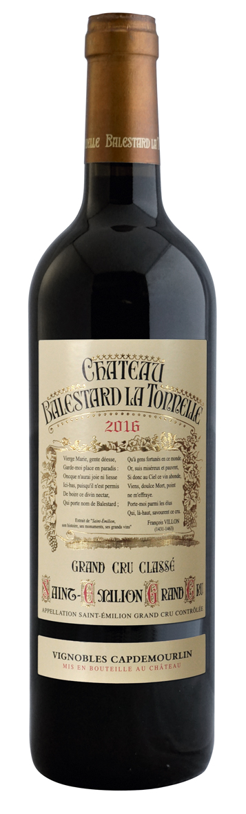 SAINT EMILION GRAND CRU AOP CLASSÉ 2016