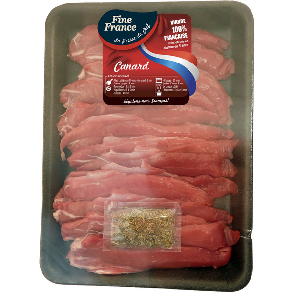 FINE FRANCE PLATEAU AIGUILLETTE DE CANARD 
FINE FRANCE code EAN 3760112442088 