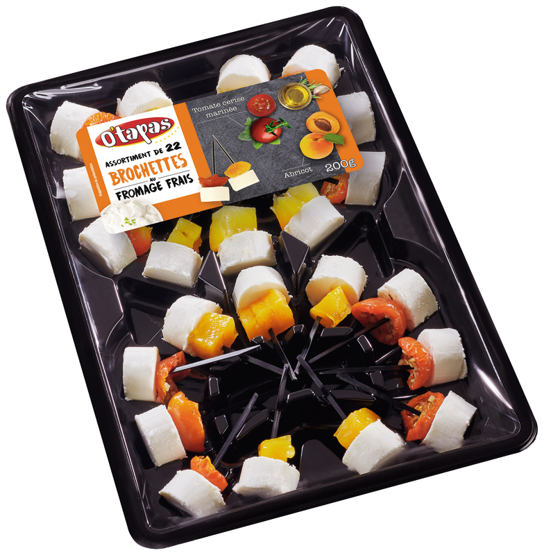 O TAPAS FE PLATEAU DE 22 BROCHETTES FROMAGES O TAPAS code EAN 3760112650544 