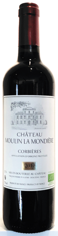 Château Moulin La Mondière Bio AOP CORBIÈRES ROUGE 2017 Château Moulin La Mondière Bio 3760112790080 (3760112790080)
