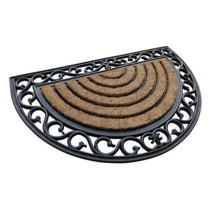 ADYS Paillasson demi lune fibres coco et caoutchouc 45 x 75 cm code EAN 3760113900808 