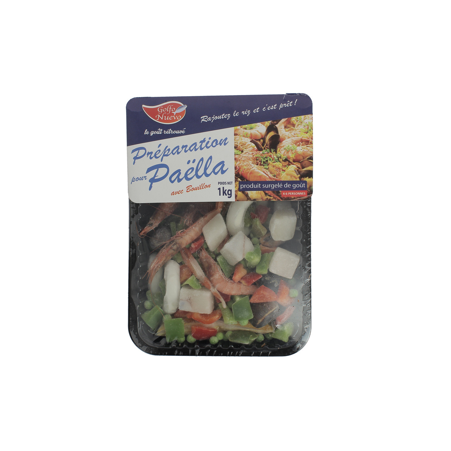 Préparation paëlla avec bouillon GOLFO GOURMET