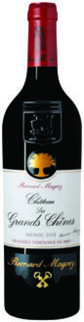 AOP(1) MÉDOC CHÂTEAU LES GRANDS CHÊNES 2018. 3760117793765 (3760117793765)
