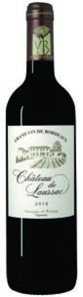 AOP(1) CASTILLON CÔTES DE BORDEAUX CHÂTEAU DE LAUSSAC 2018. 3760118284019 (3760118284019)