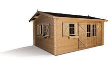 FOREST STY Abri de jardin Elista - Avec extensi...