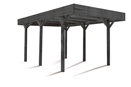 FORESTYL Carport Louison - Poteaux 11,5 x 11,5c...