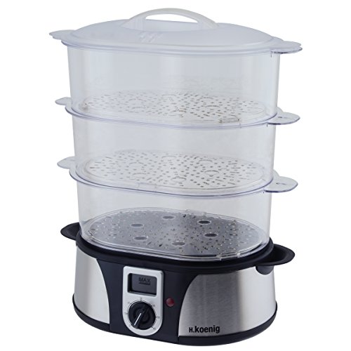 Vap12 cuisseur vapeur electrique noir