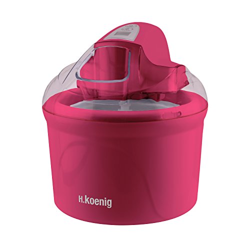 H. Koenig SRB60 Sorbetière Rose 1,5 L 12 W