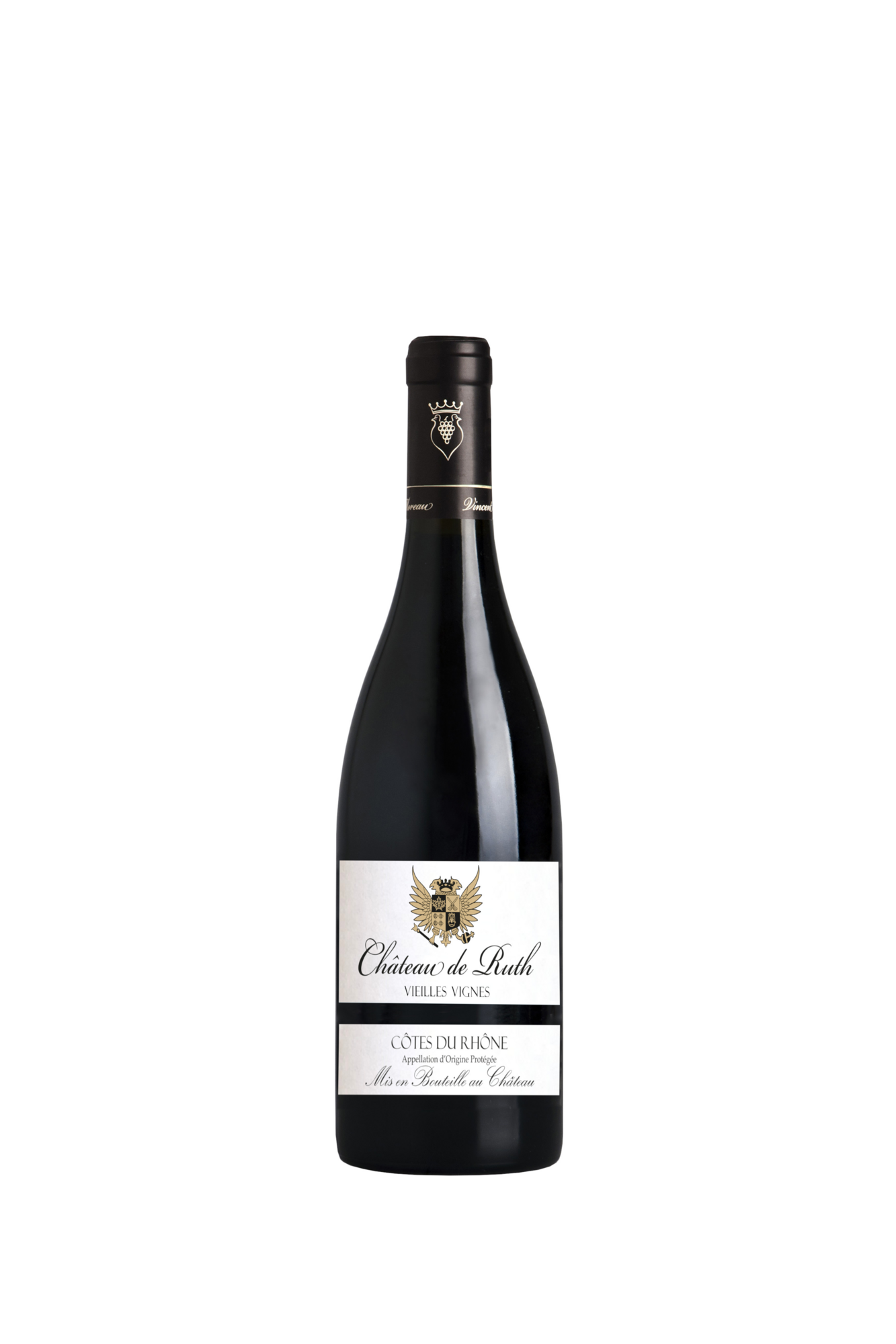  AOP CÔTES DU RHÔNE ROUGE - CHÂTEAU DE RUTH "VIEILLES VIGNES" 2024 code EAN 3760130254052 