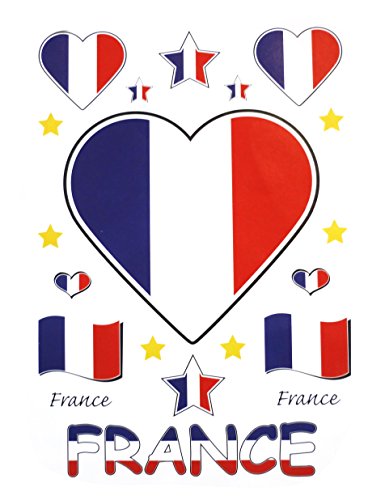 Transfert thermocollant - Drapeau France - 15x2...