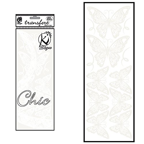 Transfert Thermocollant Dentelle - Papillons