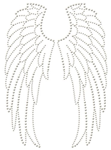Transfert thermocollant clou et strass - Aile d...