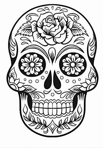 Transfert thermocollant - Tête de mort - 9 x 14...