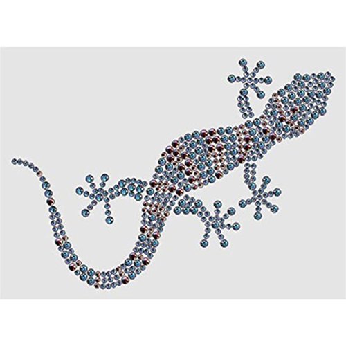 Transfert strass thermocollant - Lézard - 13 x ...