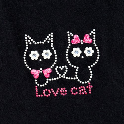 Transfert thermofix. strass - Cats - 7,6 x 6,4 ...