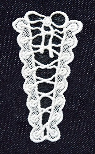 Transfert thermocollant dentelle - Lacet - 10x6...