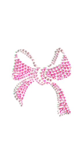 Transfert thermocollant clou et strass - Noeud ...