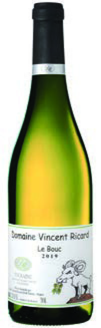 AOP(1) TOURAINE SAUVIGNON DOMAINE VINCENT RICARD “LE BOUC” 2019. code EAN 3760137440175 