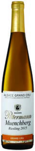 AOP(1) ALSACE GRAND CRU MUENCHBERG RIESLING MAISON PETTERMANN 2015. 3760140446959 (3760140446959)