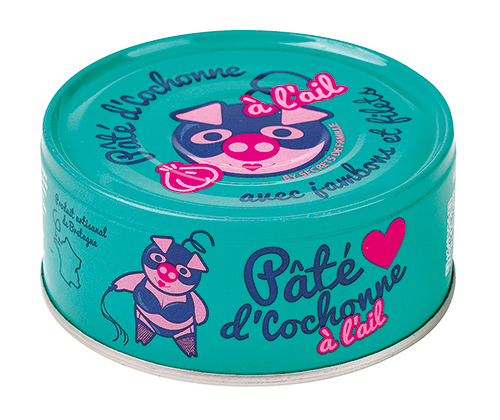 CONSERVERIE SECRETS DE FAMILLE PÂTÉ D’COCHONNE À L’AIL code EAN 3760141320845 