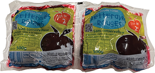 ROUGE TONIC BETTERAVES ROUGES SOUS VIDE code EAN 3760147731003 