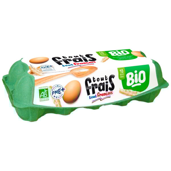 Oeufs Bio Tout Frais Tout Francais Calibre Petit 3760150110024 