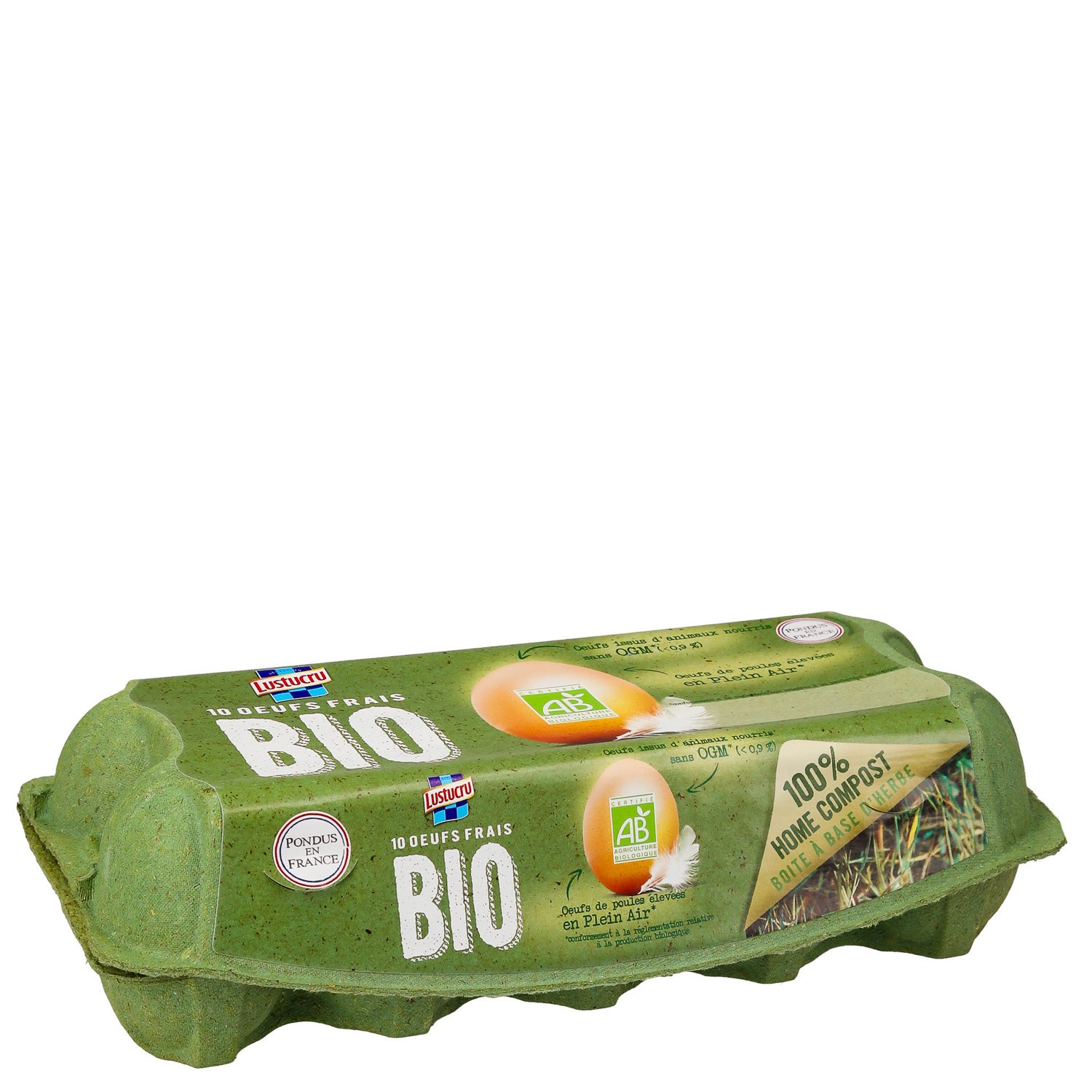 Œufs bio plein air LUSTUCRU