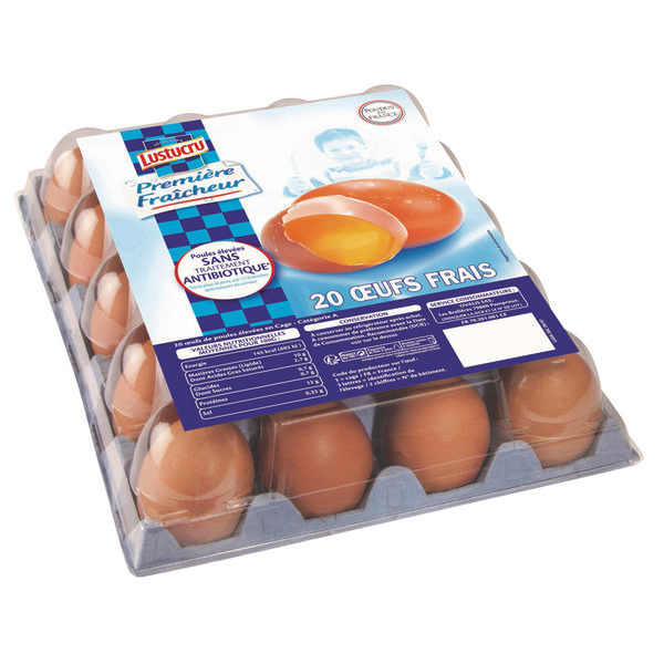 Oeufs frais de poules élevées sans traitement a...