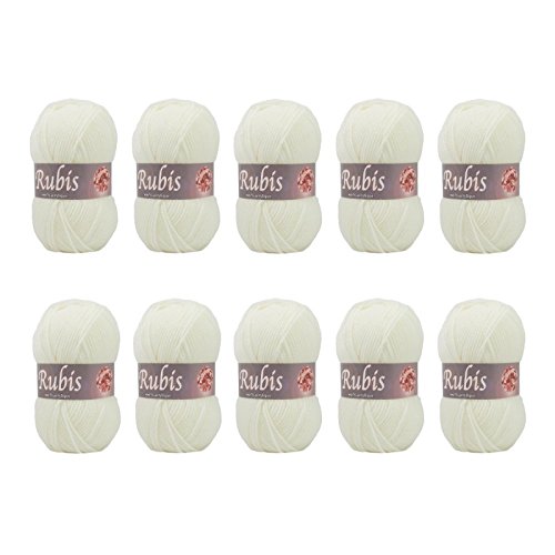 Distrifil - 10 pelotes de laine à tricoter distrifil rubis 0211 pas cher 100% acrylique - 1463.0211 code EAN 3760153975057 