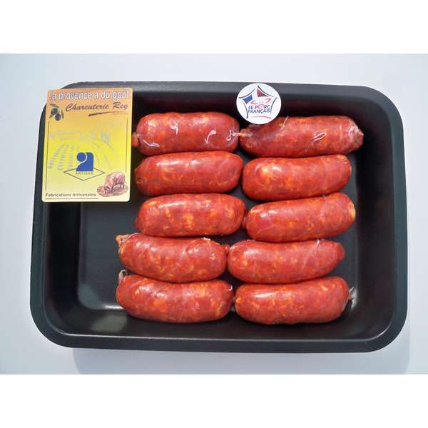 CHARCUTERIE REY CHORIZO À GRILLER 
CHARCUTERIE REY code EAN 3760156155531 