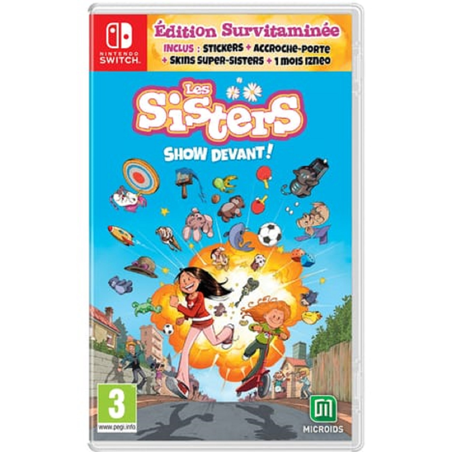 Jeu vidéo switch les sisters - show devant