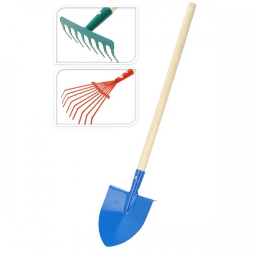 Outils de jardin en métal pour enfant - Lot de 3