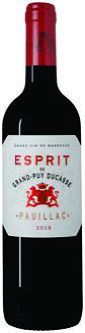 AOP(1) PAUILLAC ESPRIT DE GRAND-PUY DUCASSE 2018. 3760159850013 (3760159850013)