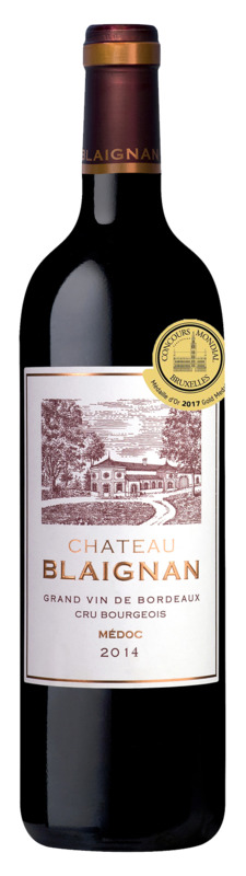 Château blaignan AOP MÉDOC CRUS BOURGEOIS ROUGE 2014 Château blaignan 3760159880461 (3760159880461)