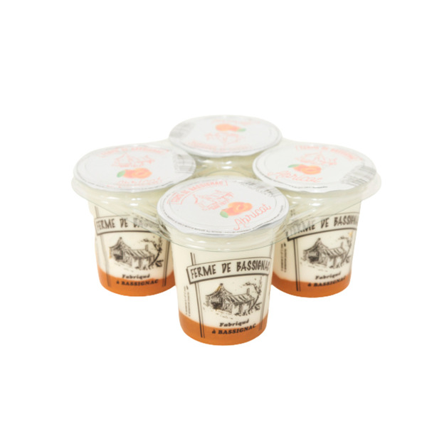 YAOURT BI-COUCHE À L'ABRICOT
